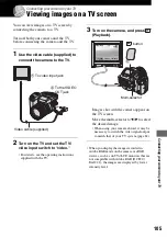 Предварительный просмотр 105 страницы Sony Cyber-shot DSC-R1 User'S Manual / Troubleshooting