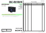 Sony Cyber-shot DSC-RX1 Service Manual preview