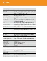 Preview for 4 page of Sony Cyber-shot DSC-RX1 Specifications