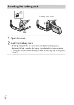 Предварительный просмотр 12 страницы Sony Cyber-shot DSC-RX10 Instruction Manual