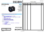 Sony Cyber-shot DSC-RX10 Service Manual preview