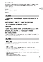 Preview for 3 page of Sony Cyber-shot DSC-RX100 Instruction Manual