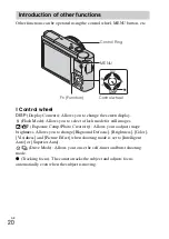 Preview for 20 page of Sony Cyber-shot DSC-RX100 Instruction Manual