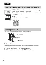 Предварительный просмотр 2 страницы Sony Cyber-shot DSC-RX100M4 Instruction Manual