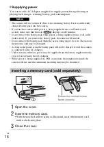 Предварительный просмотр 16 страницы Sony Cyber-shot DSC-RX100M4 Instruction Manual