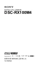 Sony Cyber-shot DSC-RX100M4 Service Manual preview