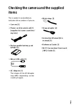 Preview for 7 page of Sony Cyber-shot DSC-RX100M6 Instruction Manual