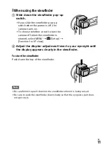 Preview for 11 page of Sony Cyber-shot DSC-RX100M6 Instruction Manual