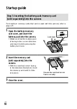 Preview for 14 page of Sony Cyber-shot DSC-RX100M6 Instruction Manual