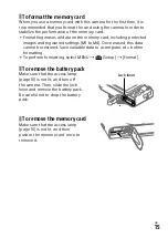 Preview for 15 page of Sony Cyber-shot DSC-RX100M6 Instruction Manual