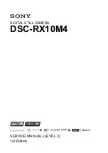 Sony Cyber-Shot DSC-RX10M4 Service Manual preview