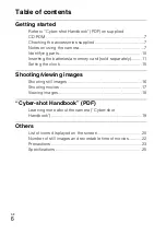 Preview for 6 page of Sony Cyber-shot DSC-S1900 Instruction Manual