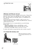 Preview for 12 page of Sony Cyber-shot DSC-S1900 Instruction Manual