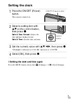 Preview for 15 page of Sony Cyber-shot DSC-S1900 Instruction Manual