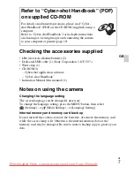 Preview for 7 page of Sony Cyber-shot DSC-S2100 Instruction Manual