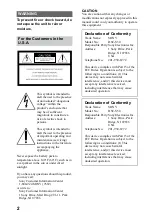 Preview for 2 page of Sony Cyber-Shot DSC-S30 Operating Instructions Manual