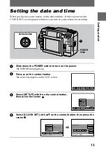 Preview for 13 page of Sony Cyber-Shot DSC-S30 Operating Instructions Manual