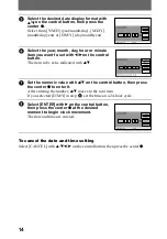 Preview for 14 page of Sony Cyber-Shot DSC-S30 Operating Instructions Manual