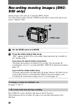 Preview for 20 page of Sony Cyber-Shot DSC-S30 Operating Instructions Manual