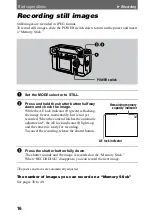 Предварительный просмотр 16 страницы Sony Cyber-shot DSC-S70 Operating Instructions Manual