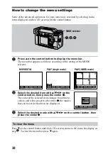 Предварительный просмотр 32 страницы Sony Cyber-shot DSC-S70 Operating Instructions Manual