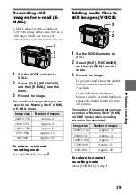 Предварительный просмотр 39 страницы Sony Cyber-shot DSC-S70 Operating Instructions Manual