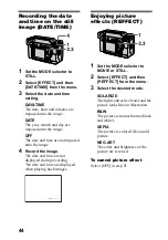 Предварительный просмотр 44 страницы Sony Cyber-shot DSC-S70 Operating Instructions Manual