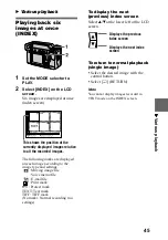 Предварительный просмотр 45 страницы Sony Cyber-shot DSC-S70 Operating Instructions Manual