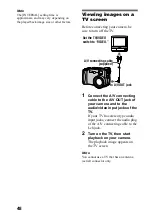 Предварительный просмотр 48 страницы Sony Cyber-shot DSC-S70 Operating Instructions Manual