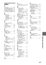 Предварительный просмотр 67 страницы Sony Cyber-shot DSC-S70 Operating Instructions Manual