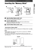 Предварительный просмотр 17 страницы Sony Cyber-shot DSC-S75 Operating Instructions Manual