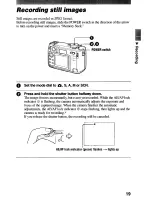 Предварительный просмотр 19 страницы Sony Cyber-shot DSC-S75 Operating Instructions Manual