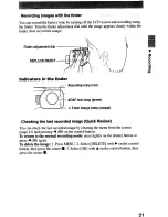 Предварительный просмотр 21 страницы Sony Cyber-shot DSC-S75 Operating Instructions Manual