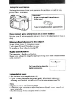 Предварительный просмотр 22 страницы Sony Cyber-shot DSC-S75 Operating Instructions Manual