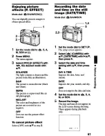 Предварительный просмотр 61 страницы Sony Cyber-shot DSC-S75 Operating Instructions Manual