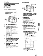 Предварительный просмотр 68 страницы Sony Cyber-shot DSC-S75 Operating Instructions Manual