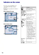 Предварительный просмотр 14 страницы Sony Cyber-shot DSC-S930 Handbook