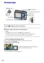 Предварительный просмотр 24 страницы Sony Cyber-shot DSC-S930 Handbook