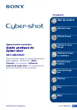 Sony Cyber-shot DSC-S950 (French) Manual Pratique preview