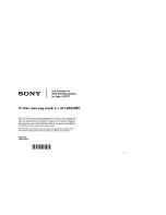 Предварительный просмотр 154 страницы Sony Cyber-shot DSC-T1 Operating Instructions Manual