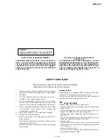 Предварительный просмотр 3 страницы Sony Cyber-shot DSC-T1 Service Manual