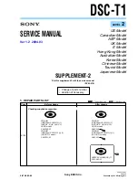 Предварительный просмотр 42 страницы Sony Cyber-shot DSC-T1 Service Manual