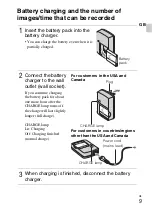 Предварительный просмотр 9 страницы Sony Cyber-shot DSC-T110 Instruction Manual