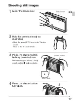 Предварительный просмотр 17 страницы Sony Cyber-shot DSC-T110 Instruction Manual