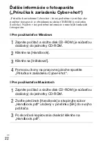 Предварительный просмотр 264 страницы Sony Cyber-shot DSC-T110 Instruction Manual