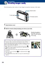 Предварительный просмотр 26 страницы Sony Cyber-shot DSC-T2 Handbook