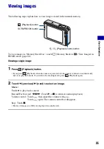 Предварительный просмотр 35 страницы Sony Cyber-shot DSC-T2 Handbook