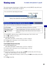 Предварительный просмотр 61 страницы Sony Cyber-shot DSC-T2 Handbook