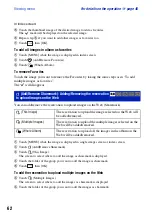 Предварительный просмотр 62 страницы Sony Cyber-shot DSC-T2 Handbook