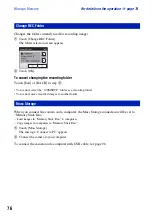 Предварительный просмотр 76 страницы Sony Cyber-shot DSC-T2 Handbook